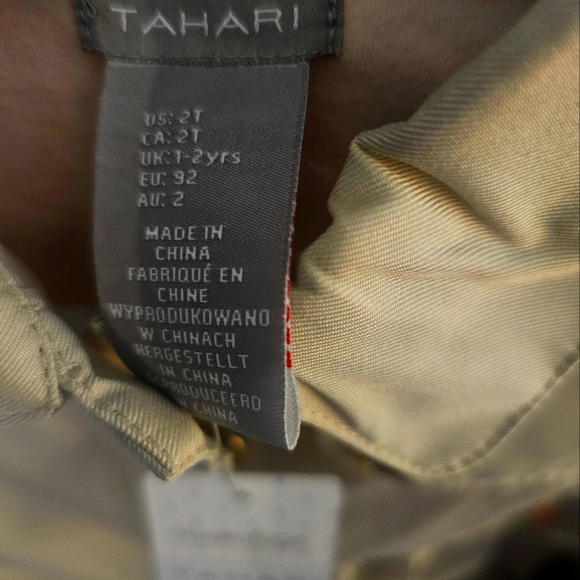 Tahari toddler trench jacket - Picture 2 of 6